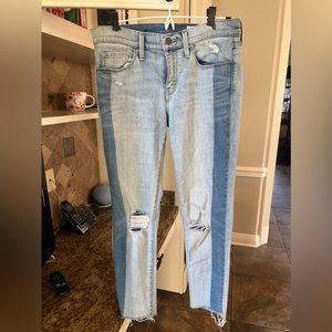 Treasure & Bond two toned jeans